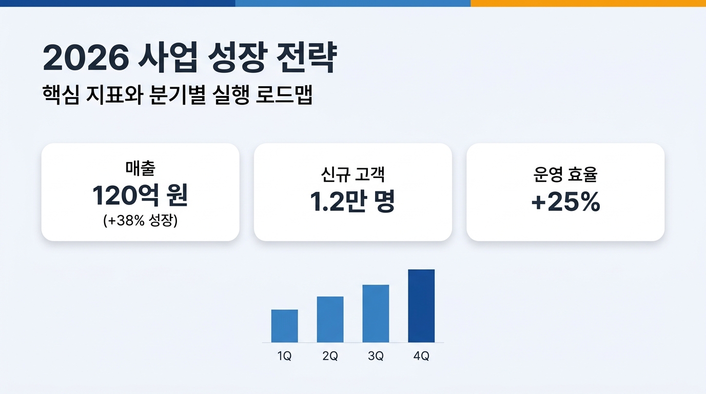 클린 비즈니스 블루 샘플 슬라이드
