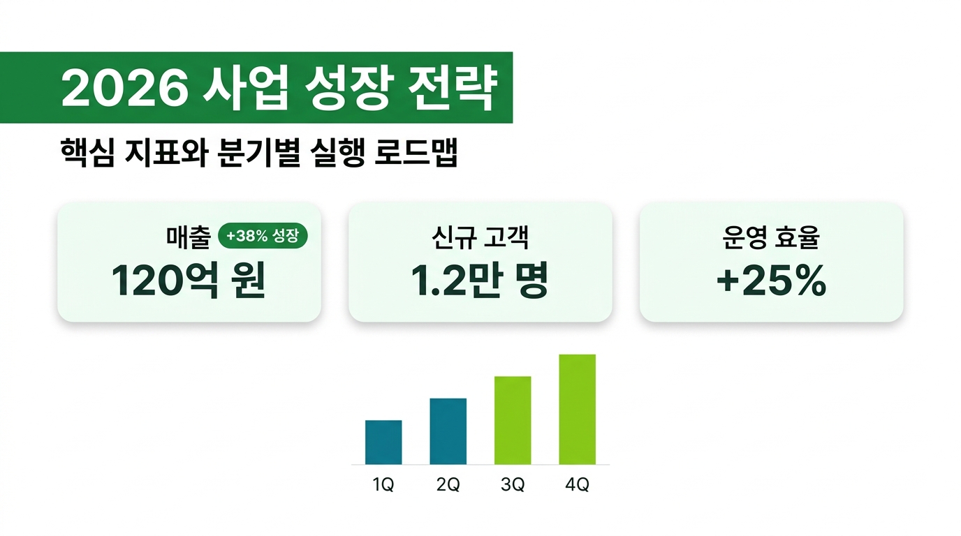 프레시 그린 샘플 슬라이드