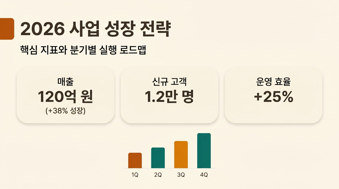 따뜻한 제안서 샘플 슬라이드